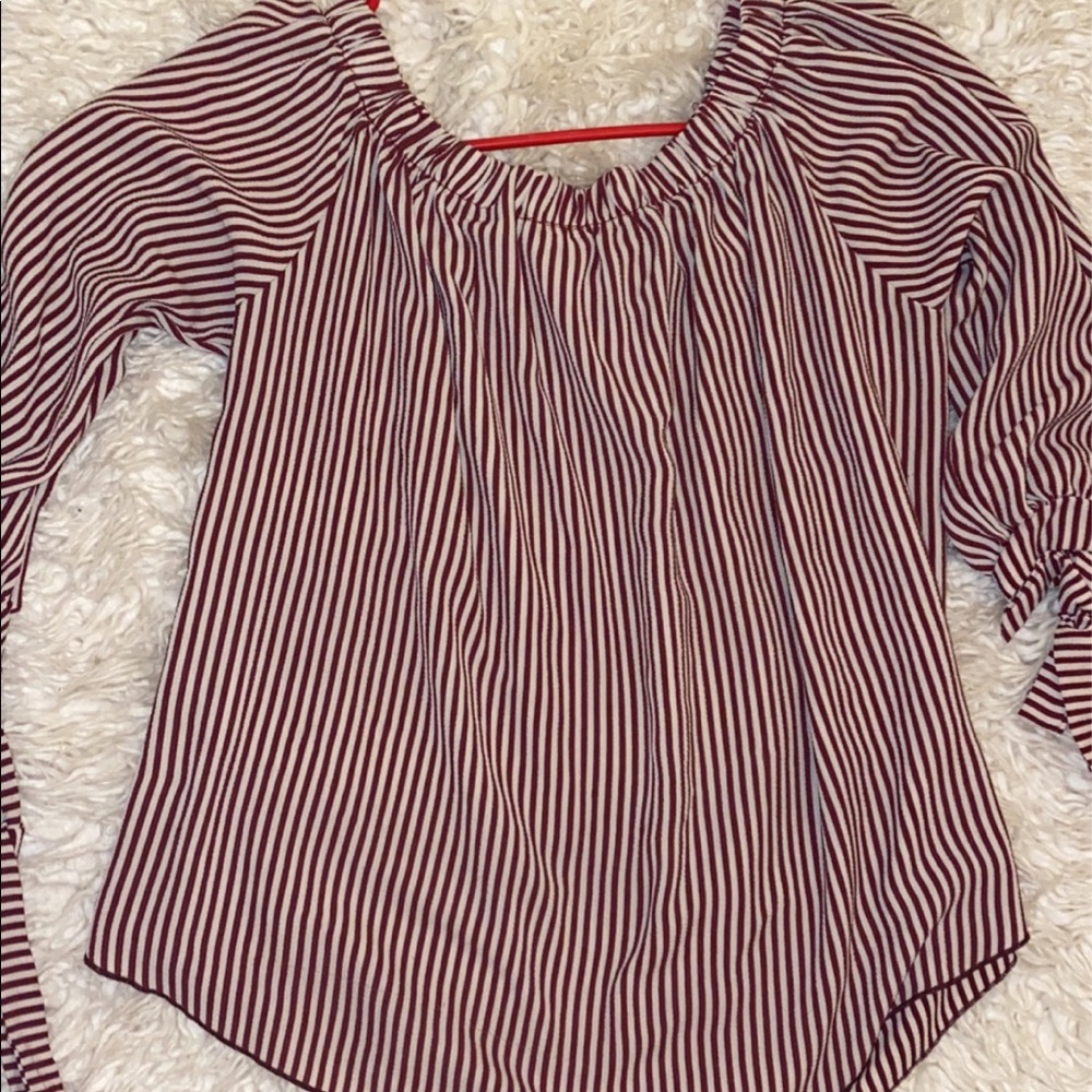 Off the shoulder blouse